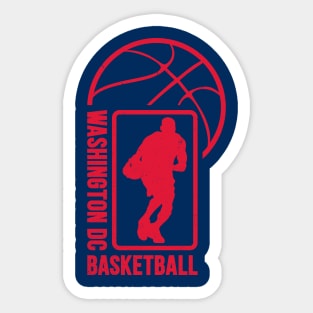 Washington DC Basketball 02 Sticker